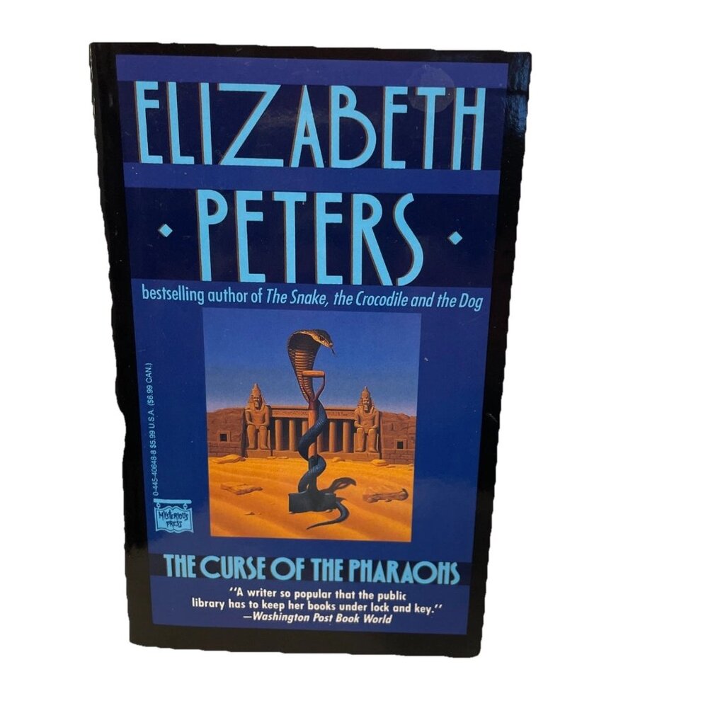 Curse of the Pharaohs by Elizabeth Peters (1988, Mass Market) Paperback Mystery